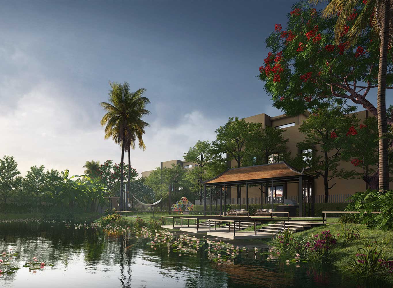 4 BHK Row-Bungalow – Type A Floor Plan