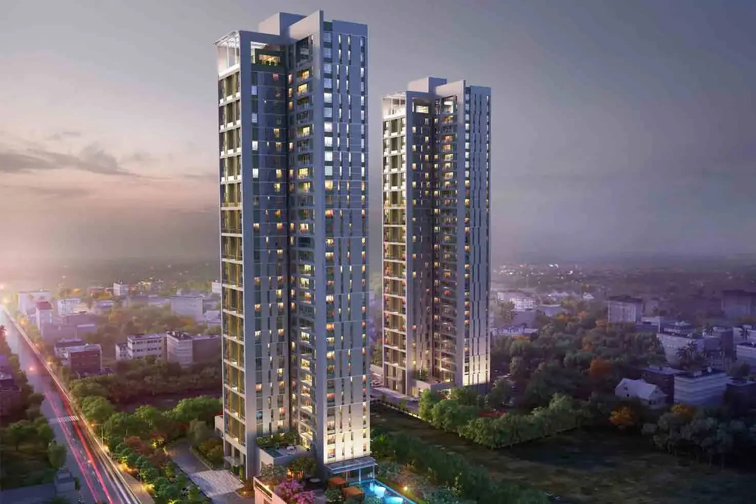 2 BHK - Type A Floor Plan