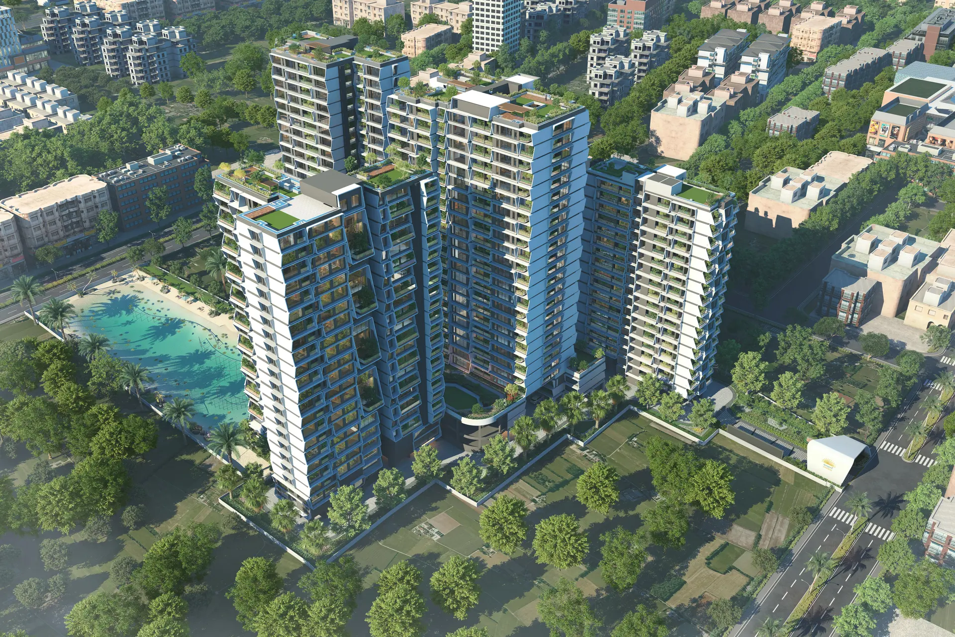 3 BHK - Type A Floor Plan