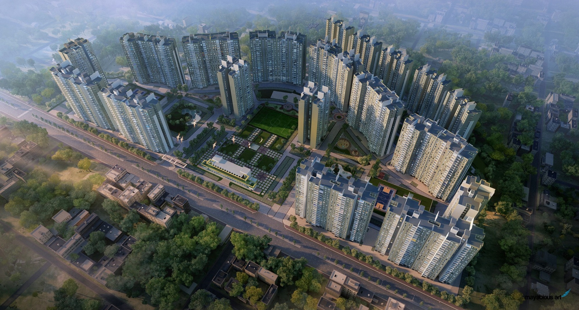 2 BHK - Type A Floor Plan