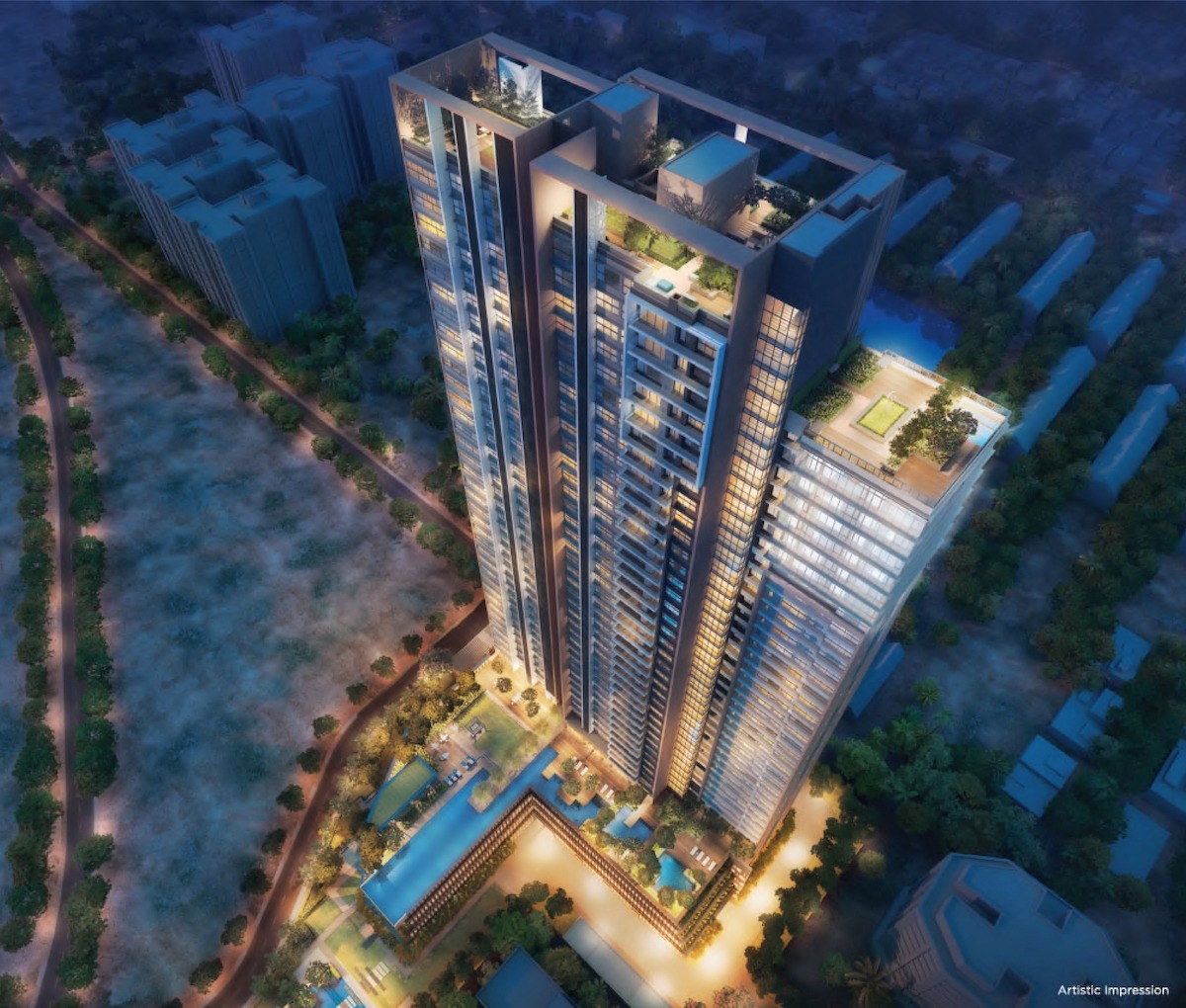 3 BHK – Type A Floor Plan