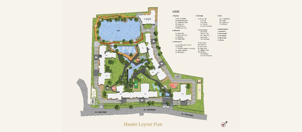3 BHK R Floor Plan